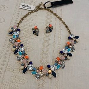 JCrew necklace and earring set